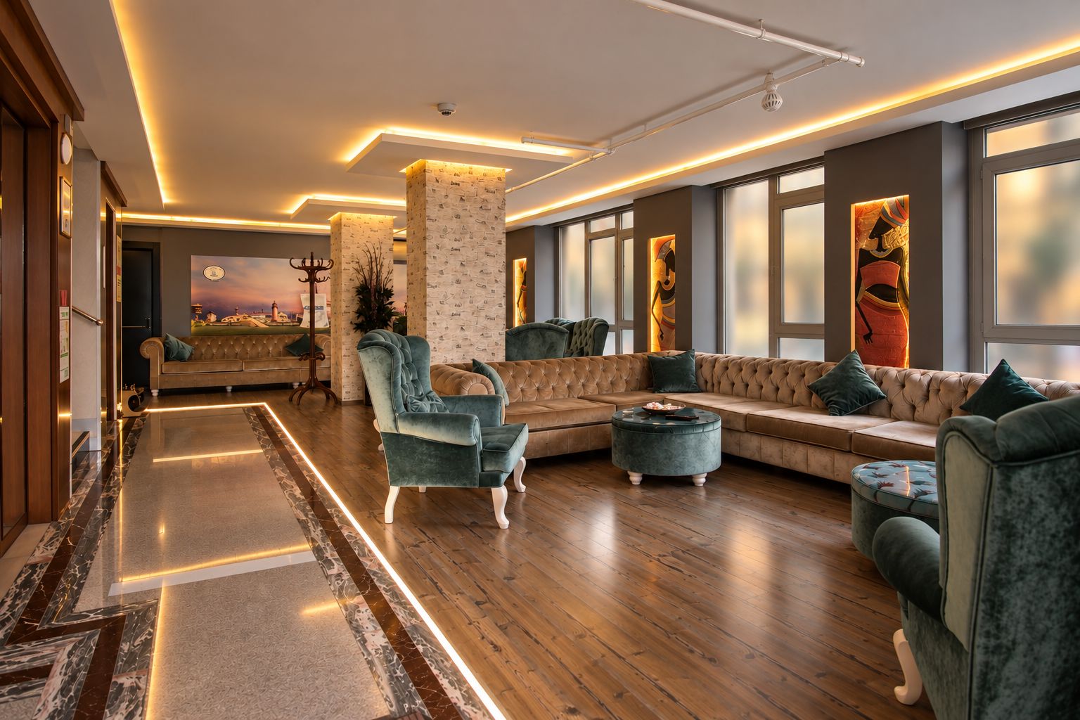 Canay Otel lobi fotoğrafı