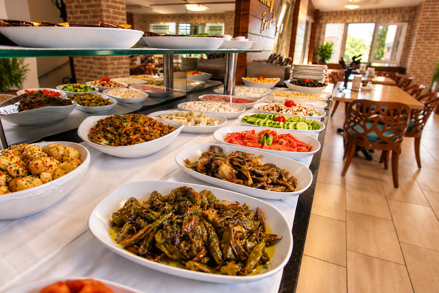 Canay Otel restoran alanı
